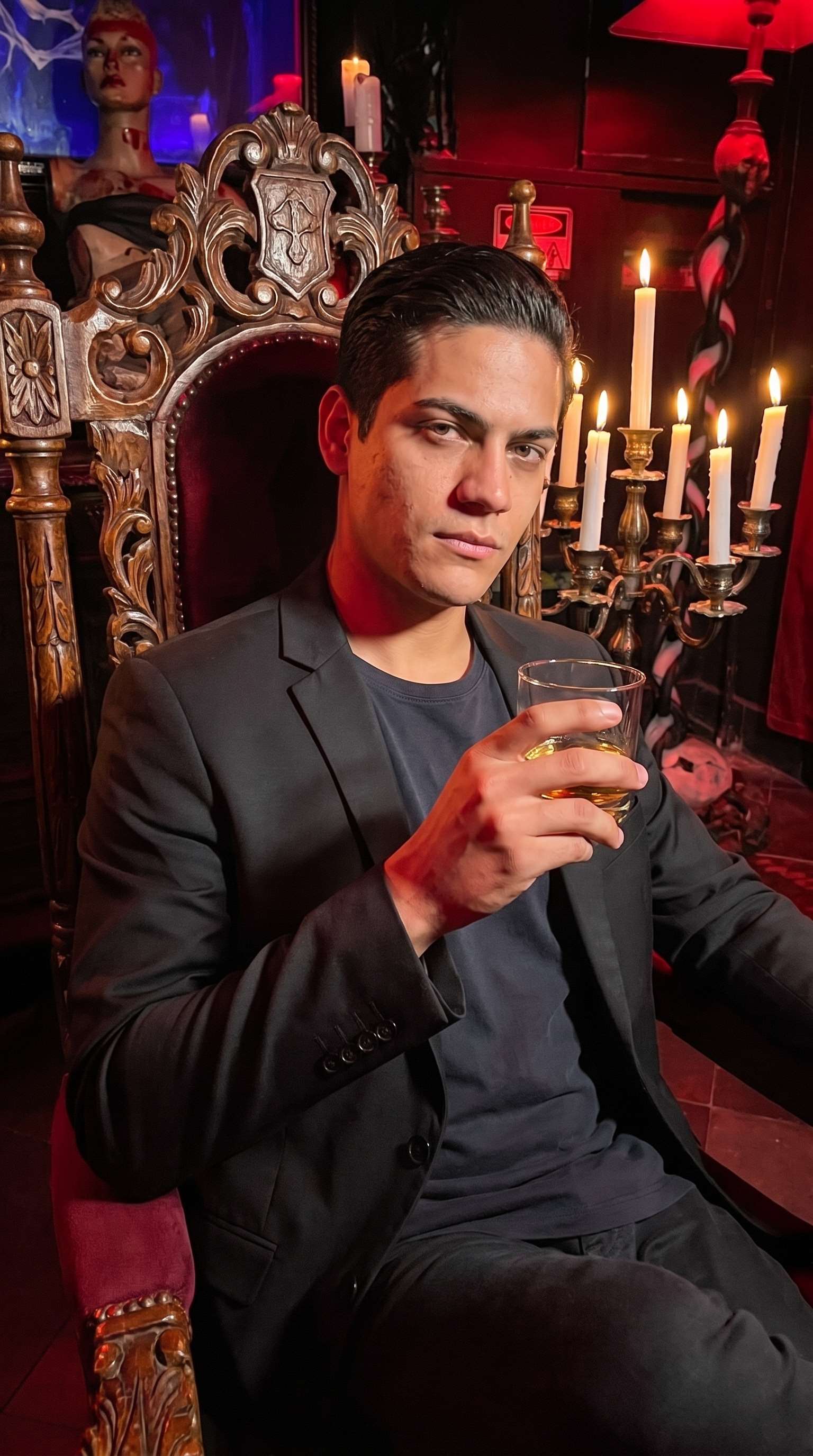 Trono com Velas